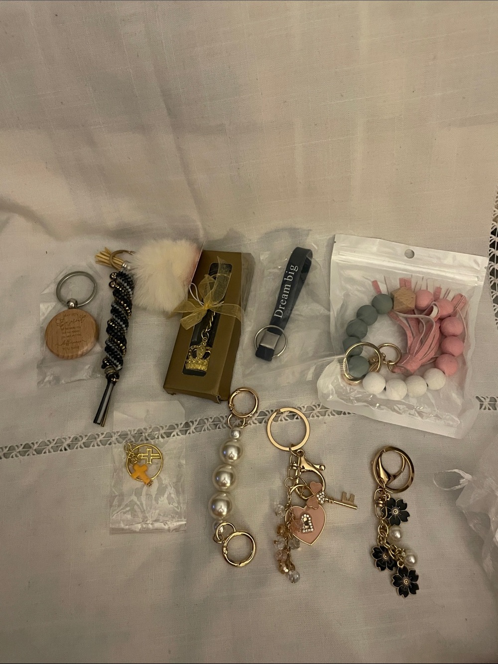 Keychain-Bag Charms 9 Varieties Unbranded